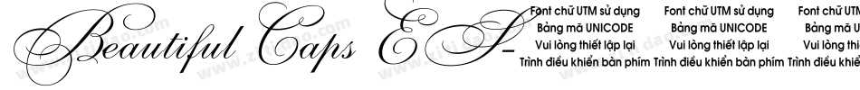 Beautiful Caps ES字体转换
